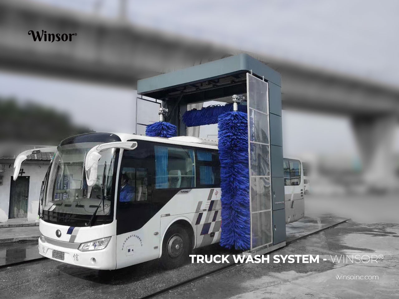 Mobile Truck & Bus Wash Systems from Transport Wash Systems.